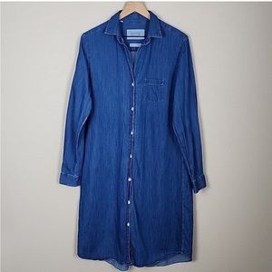 Grayson threads chambray denim shirt dress
